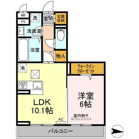 フェールⅡ（神辺）の物件間取画像